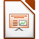 Küçük LibreOffice - Impress simgesi