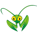 Icono de rastreador de errores Mantis pequeño