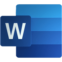 Pequeño icono de Microsoft Office Word