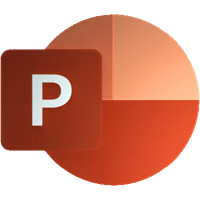 Piccola icona di Microsoft Office Powerpoint