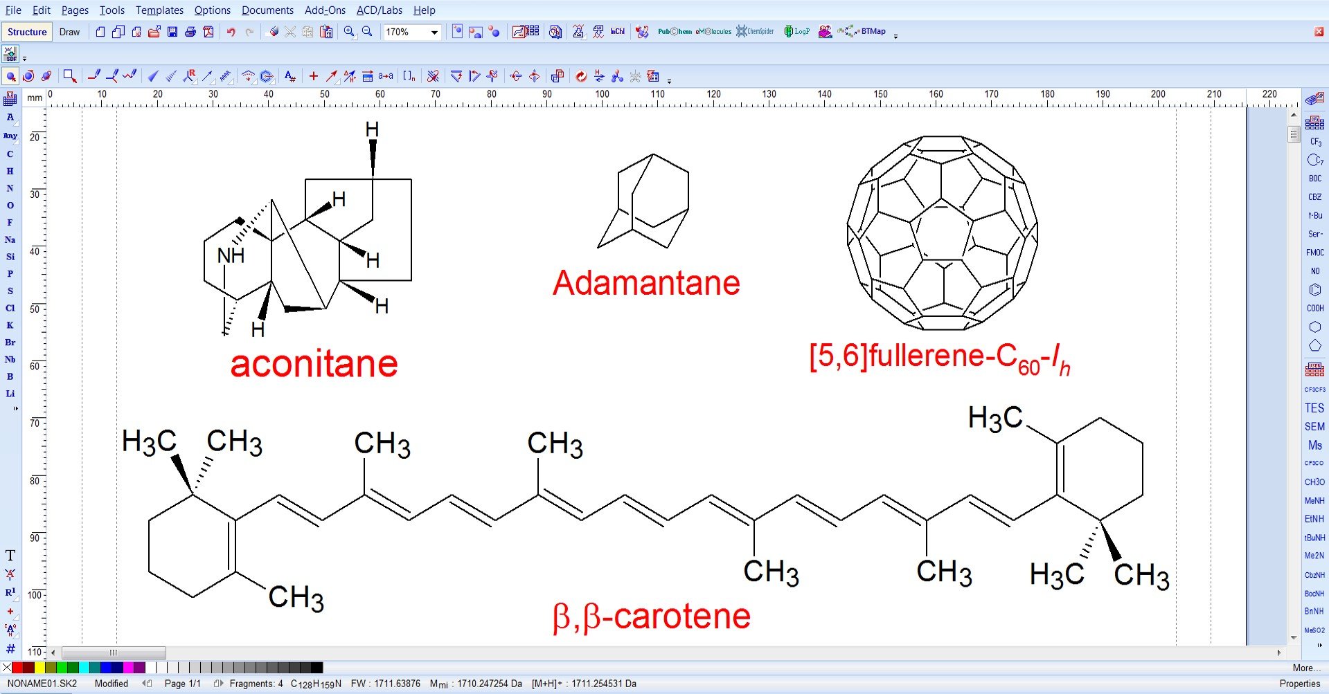 draw chemical structures on word for mac