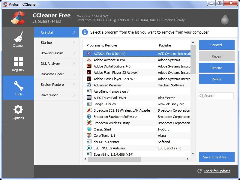 software similar to ccleaner