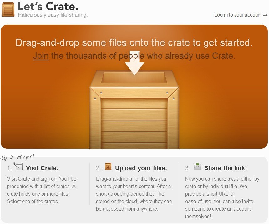 Летс Крейт. Crate перевод. Ridiculously easy. Drop your files.