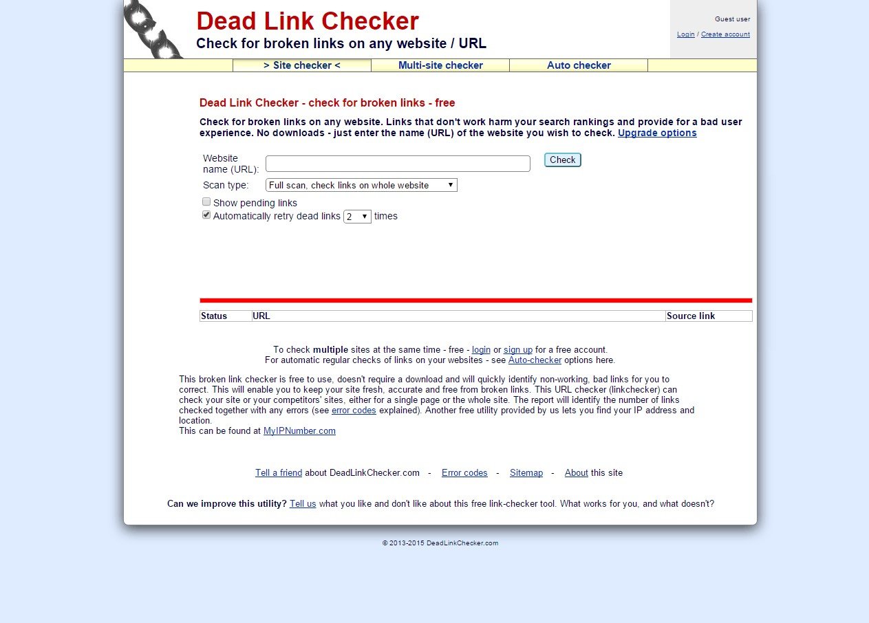 Deadlinkchecker. DEADLINK. Site link. Check site status. Check your сайт