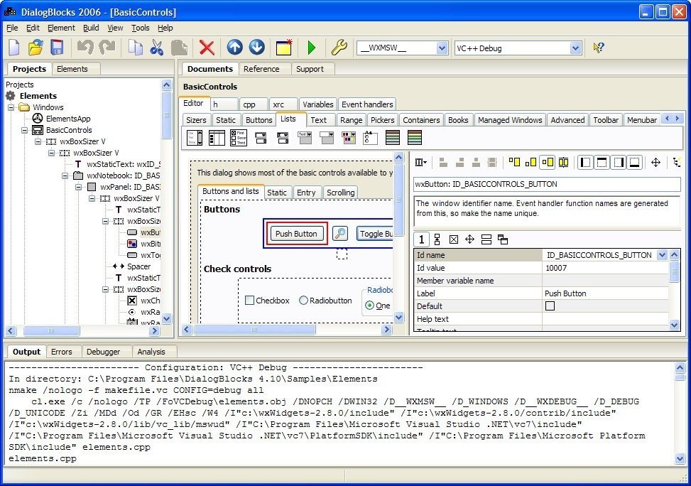 Диалоговая отладка программ. Редактор компилятор отладчик. DIALOGBLOCKS. WXWIDGETS Visual Studio. Dwin программа.
