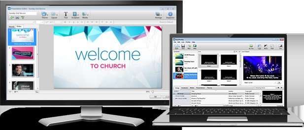 how to use easyworship 7 on a projector
