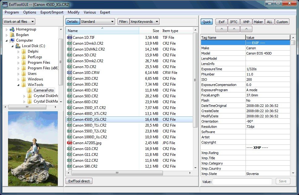 free online exif editor