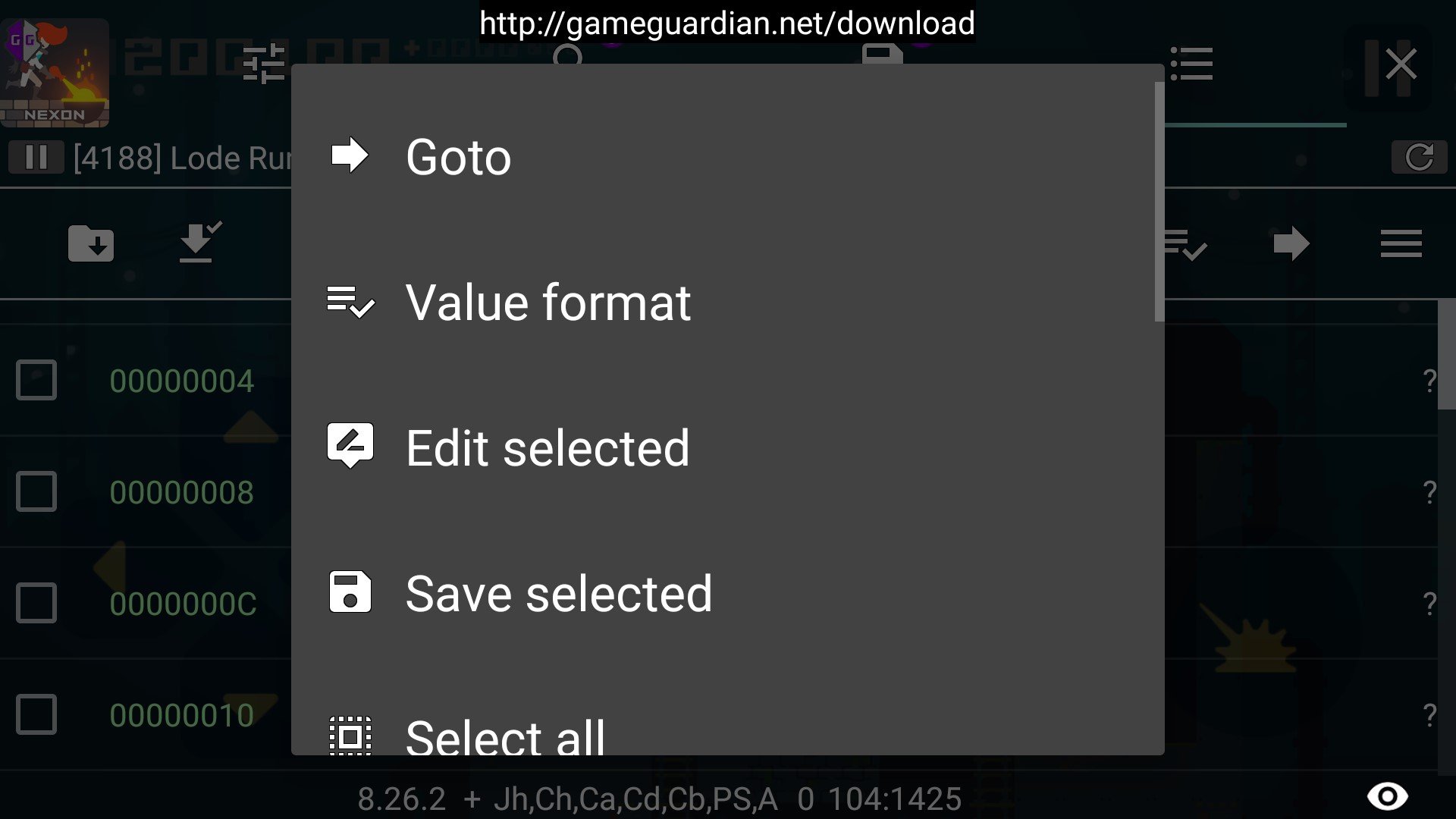 game guardian 6.0.5