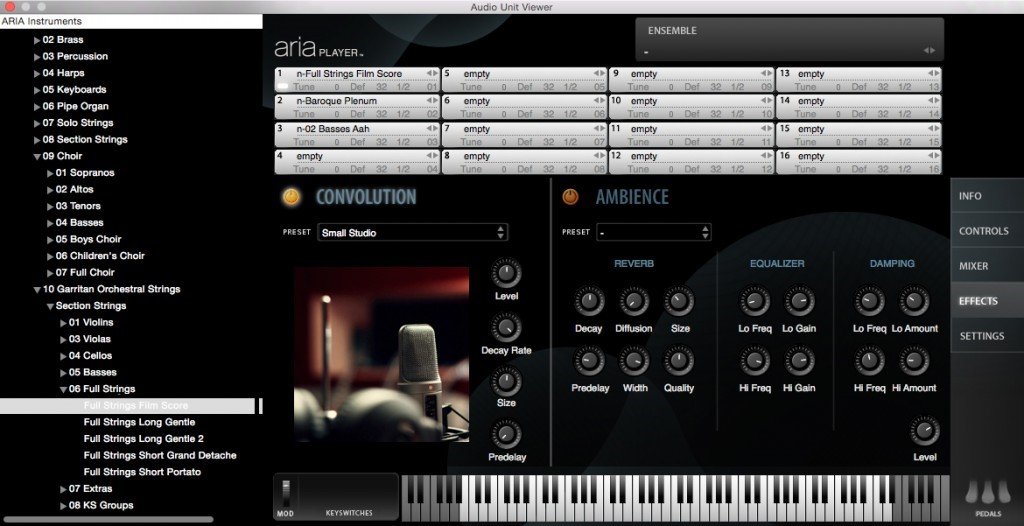 garritan instant orchestra virtual instrument software