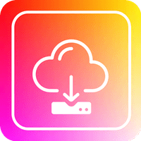 inst fast download photos and video icon