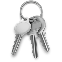 Kleines Schlüsselbund Access-Symbol