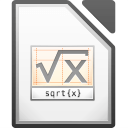 작은 LibreOffice- 수학 아이콘