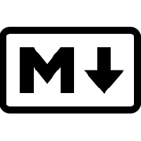 Markdown-it icon