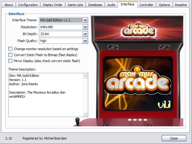 how to set.up maximus arcade