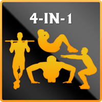 4-in-1-fitness-pushups-situps-squats-and-pullups icon