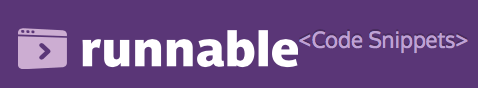 runnable-codesnippets icon