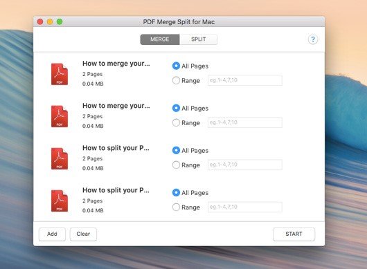 how to split pdf pages mac pdf reader