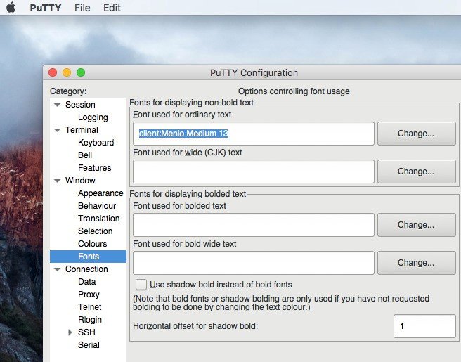 putty sftp for mac