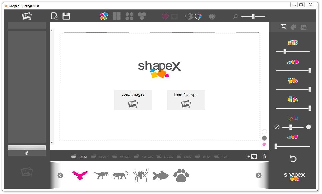 Shapex Shape Collage Generator の代替および類似のソフトウェア Progsoft Net