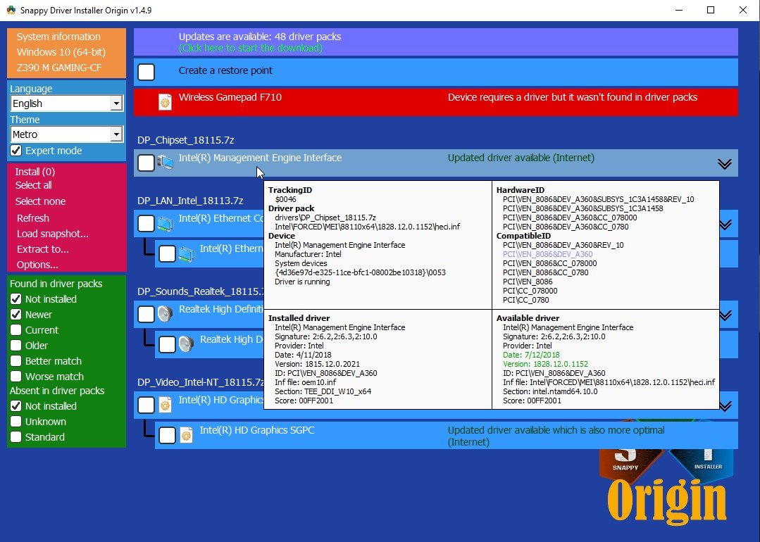 Snappy Driver Installer Origin の代替および類似のソフトウェア Progsoft Net