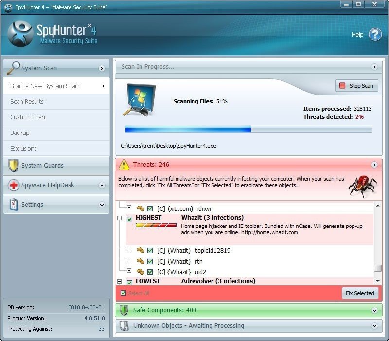 spyhunter malware scanne