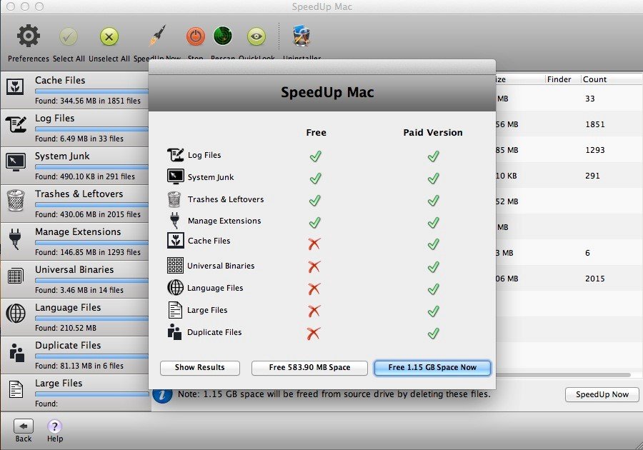 stellar speedup mac