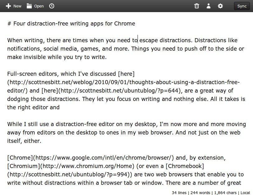 good free text editor for writing