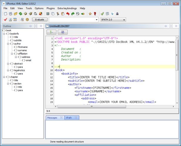 Xpontus Xml Editor の代替および類似のソフトウェア Progsoft Net